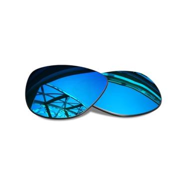 Imagem de SmartVLT Lentes de reposição masculinas para óculos de sol Oakley Frogskins OO9013 - Mais opções, Azul gelo, Tamanho �nico