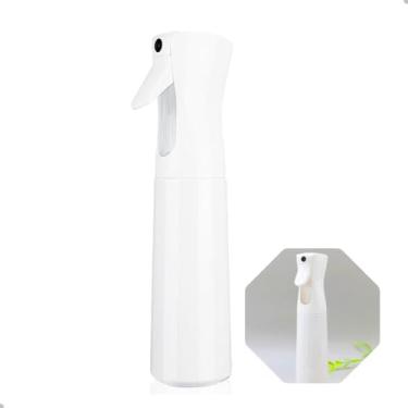 Imagem de Borrifador Spray Pulverizador Profissional, Branco, Plástico, 300ml, Spray de Névoa Fina para Cabelo, Maquiagem, Salão, Jardinagem
