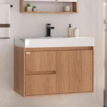 Imagem de Gabinete Nicole 80 Suspenso sem Tampo - Fabribam, Catedral