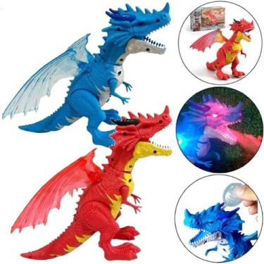 Imagem de Dragão Articulado Com Som E Luz Presente Dia Das Crianças Pronto Estoq