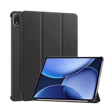 Imagem de Capa para tablet OnePlus Pad 3 de 13,3 polegadas, fina, leve, com três dobras, suporte inteligente, com despertar/hibernar automaticamente para tablet OnePlus Pad 3, antipirnts dos dedos, resistente a