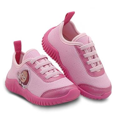 Imagem de Tênis Menina Infantil Pé com Pé Guty Masha Rosa BB/Cru Leve e Confortável (Rosa, BR, Criança de 4 a 8 anos, Numérico, 25)
