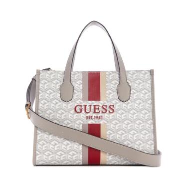 Imagem de GUESS Bolsa feminina Silvana com 2 compartimentos, Stl, One Size