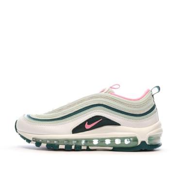 Imagem de Nike Tênis infantil Air Max 97 (921522-118, branco/azul-petróleo geodo/gelo jade/feitiço rosa), Branco/Geode Teal/Jade Ice/Pink Spell, 21 BR