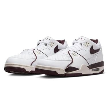 Imagem de Nike Tênis masculino Air Flight '89 Low, Branco Borgonha Crush Phantom 100, 41 BR