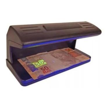Imagem de Identificador Detector De Notas Falsas Uv Dinheiro Cédulas - Jp Store