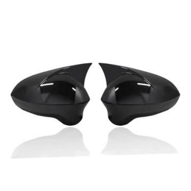 Imagem de Adesivo de acabamento de porta exterior da tampa do espelho lateral retrovisor do carro, para Seat Leon MK2 2009-2012 Ibiza MK4 2008-2017