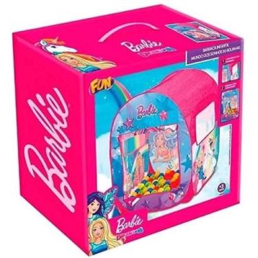 Imagem de Barraca Infantil Barbie Mundo dos Sonhos com 50 Bolinhas F0006-8 - Fun