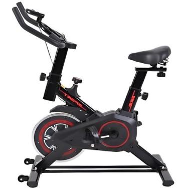 Imagem de Bicicleta Spinning Ergométrica EvoPro Mecânica Roda de Inércia Suporta