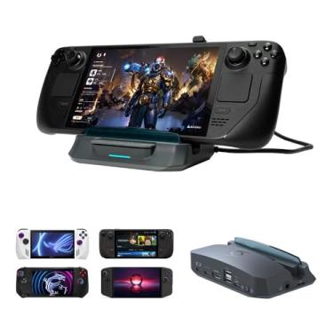 Imagem de AVerMedia Base Steam Deck com HDMI 4K a 60Hz, carregamento USB C, espelhamento de tela, captura de vídeo para Switch, Steam Deck, ROG Ally, Legion Go, MSI Claw, iPhone, iPad - X'TRA GO GC515