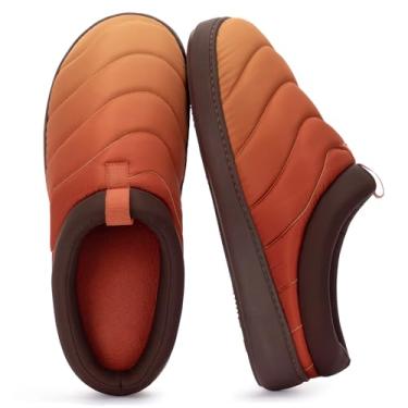 Imagem de Zizor Chinelos masculinos reclináveis para uso interno e externo, Bonfire Red, 45