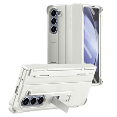 Imagem de Capa à prova de choque para Samsung Galaxy Z Fold 6, proteção total da dobradiça, capa dobrável invisível com suporte para caneta S