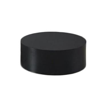 Imagem de Suporte de pedestal cilíndrico redondo preto, base de exibição de manequim, plataforma de exposição de pilar de 39,98 x 20 cm para vestidos de casamento e vestiários de lojas de roupas