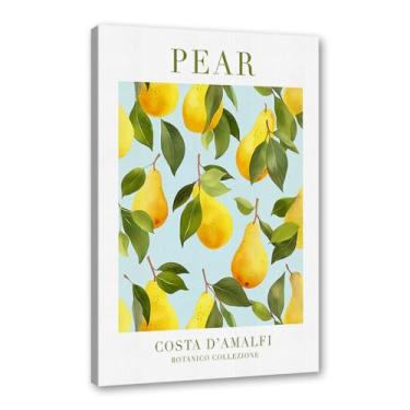 Imagem de Valencia Orange Sorrento Limão Pêssego Sicília Pôsteres e Impressões Vintage Arte de Parede Pintura em Tela Imagens de Parede Cozinha Decoração de Casa (SKU5,20.3x30.5 cm = (20x30cm), Emoldurado (Tela