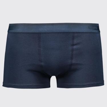 Imagem de Cueca Sunga Lupo Algodão com Elastano Logo Marinho, G