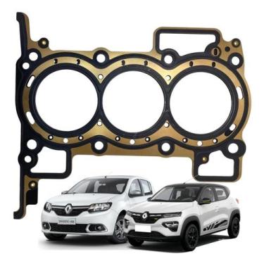 Imagem de Junta de Cabeçote Sandero Kwid 1.0 12v 3 Cilindros Metal - Geral