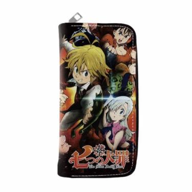 Imagem de Wallet Seven Deadly Sins Meliodas Anime Characters Slim - yiweisai