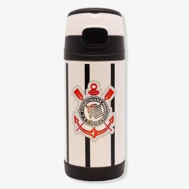 Imagem de Garrafa Infantil Top Handle Corinthians 350ml Zona Criativa