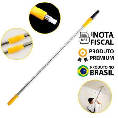 Imagem de Cabo Extensor Prolongador Alongador Retrátil Aço 80 a 120CM Pintura Ge