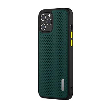 Imagem de Para iPhone 11 12 13 Pro XS Max XR X TPU Ultra Graphene Cooling Phone Case Para iPhone 7 8 Plus SE2020 Capa traseira à prova de choque, verde, para iPhone 7plus