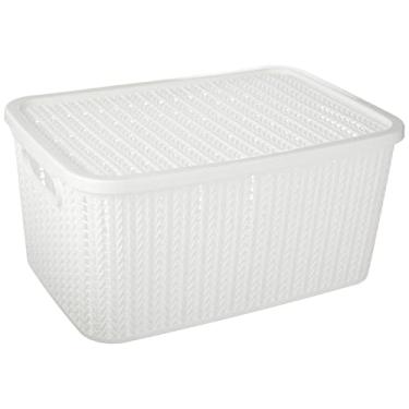 Imagem de Caixa 8 L, Branco, Plasútil