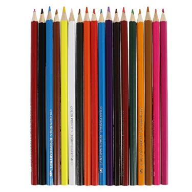 Imagem de 18 Lápis de cor presentes criativos presente criativo desk marcadores apagáveis lápis de desenho lápis de pintura materiais de desenho oleoso giz de cera definir tília