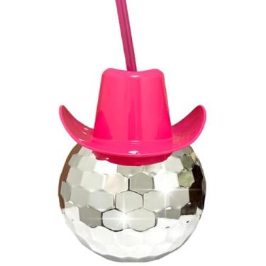 Imagem de Copo de coquetel com canudo Coquetéis Vidro Beber Xaropes Garrafa de Chá Espelho Discotecas Bolas Copos Para Boate Bar Festa Coquetéis Copo Com Palha