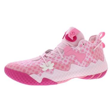 Imagem de adidas Sapatos de Basquetebol Harden Vol. 6 para Homem, Rosa transparente/branco transparente/magenta real do time, 15