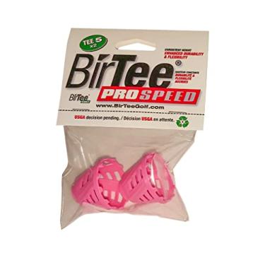 Imagem de BirTee Camisetas Pro Golf – Tamanho #5 (3,15 cm) Pacote de tamanho individual – 2 camisetas por pacote Inverno/Mat/Simulador Camisetas (Rosa)
