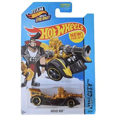 Imagem de DieCast Haste de graxa Hotwheels, City 60/250 dourada