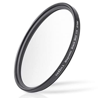 Imagem de GREEN.L Filtro preto Pro Mist 1/4 de 58 mm, filtro de efeito cinematográfico de difusão sonho para lente de câmera