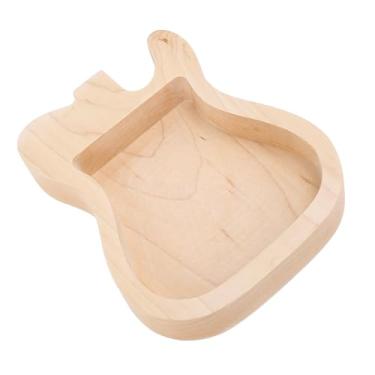 Imagem de Caixa de Palheta de Guitarra, Suporte de Armazenamento de Palheta Compacto Em Formato de Guitarra, Réplica de Estojo de Palheta para Prática