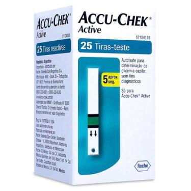 Imagem de Accu-chek active com 25 tiras - ROCHE