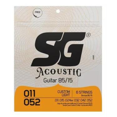 Imagem de Encordoamento Sg 011 Aco Bronze 85 15 P/violao 