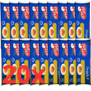 Imagem de Macarrão Espaguete N8 Flor De Lis Fardo Com 20 Un