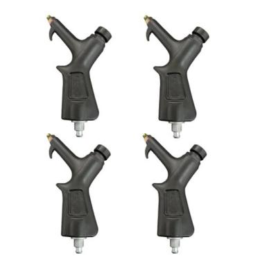 Imagem de 4 Bico Pistola Botão Limpeza Ar Cabine Caminhão + Conector - TOP-AR