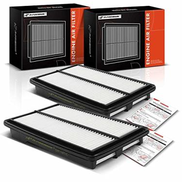 Imagem de A-Premium Filtro de ar do motor de 2 peças compatível com Acura TLX 2015-2020 e Honda Accord 2013-2017, V6 3,5L, painel rígido, substituição # 172205G0A00