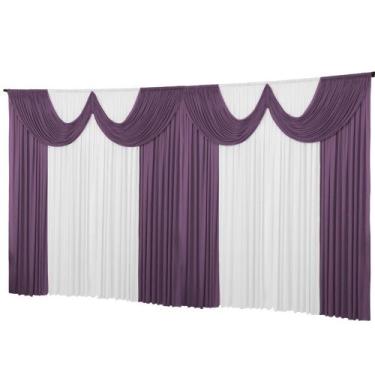 Imagem de Cortina Para Igreja 6 Metros Tecido Poliéster Premium Decora - Dennis 