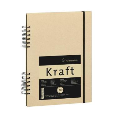 Imagem de Sketchbook Kraft 120g Meia Espiral A5 com 80 Folhas 10628780 - Hahnemu