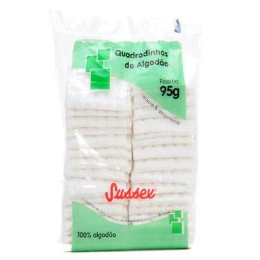 Imagem de Algodão Hidrófilo Quadradinho 95g- Sussex