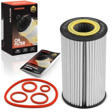 Imagem de A-Premium Filtro de óleo de proteção atualizado de 20K Miles compatível com modelos Mercedes-Benz & Chrysler & Dodge e Freightliner - C230, E280, GLK350, GL450, S400, G500, SL550, SLK320, R350, CL600,