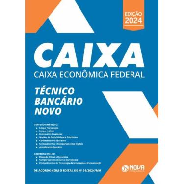 Imagem de Apostila Caixa 2024 - Técnico Bancário Novo - Nova Concursos
