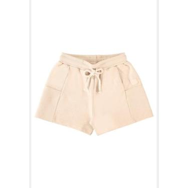 Imagem de Shorts Infantil em Moletom Linho Up Baby, Bege, 2