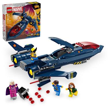 Imagem de Brinquedo de construção lego Marvel X-Men X-Jet 76281 com 4 minifiguras