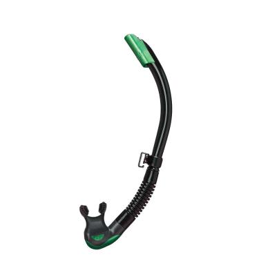 Imagem de Snorkel de mergulho tusa SP-170 Platina Hyperdry ii preto/verde