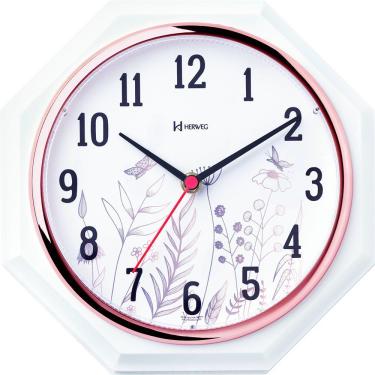 Imagem de Relógio De Parede Oitavado Herweg 660029 Rosé