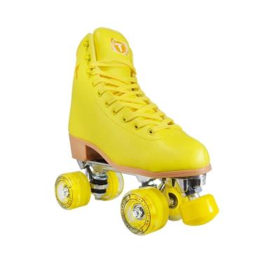 Imagem de Patins Quad Foxxy Amarelo Traxart Par Tamanho 40-41