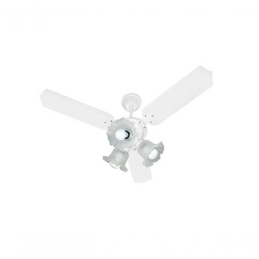 Imagem de Ventilador De Teto Paris Tron Branco 3 Pás Brancas 110V