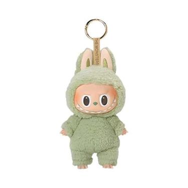 Imagem de Labubu Monster Heartbeat Macaron Esmalte Face Blind Box Ornamento De P