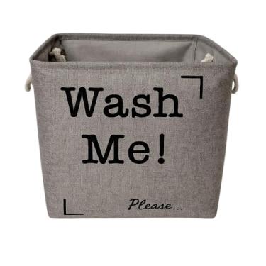 Imagem de Cesto Organizador Roupa Suja Dobrável Multiuso 50l Quadrado - Cinza